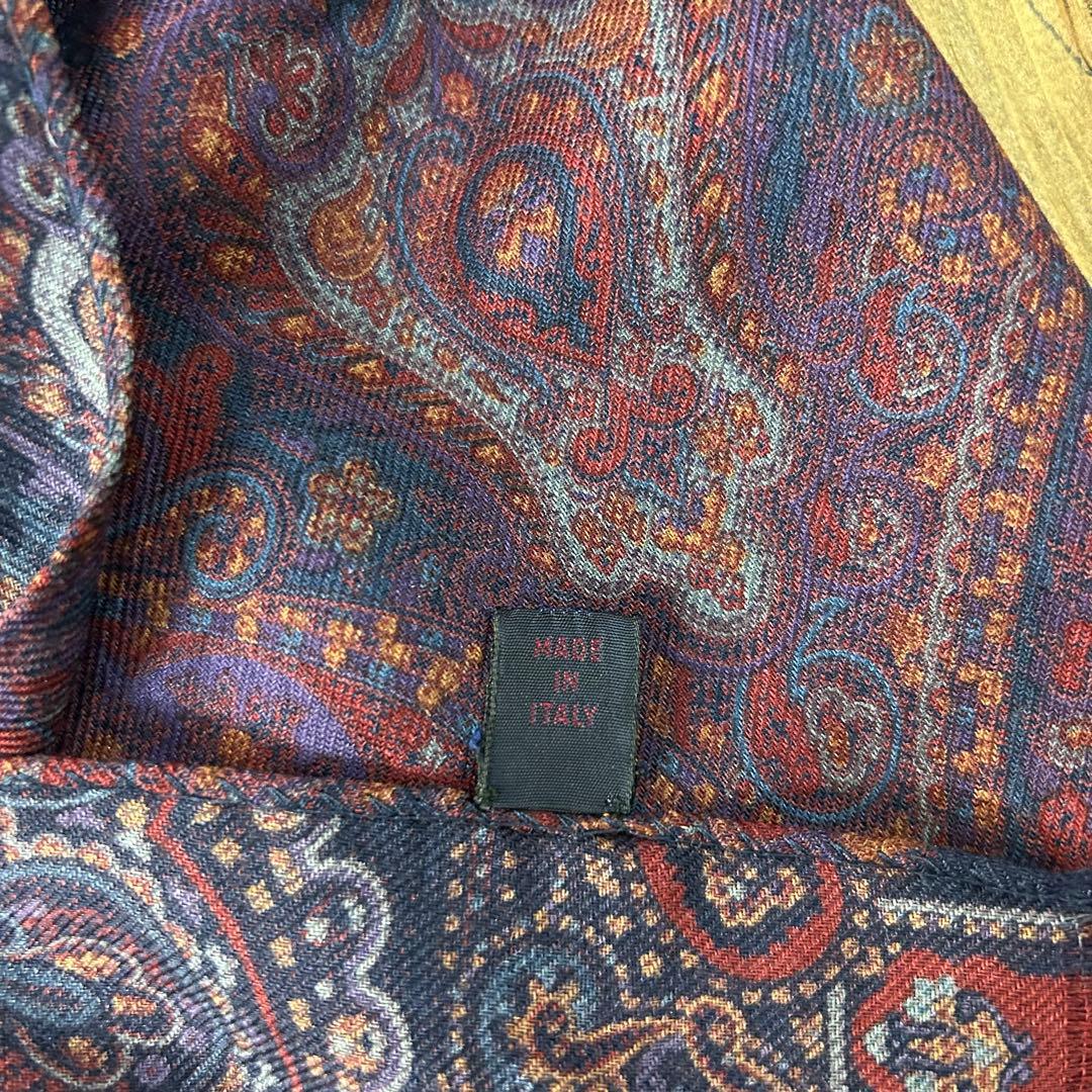 ※セキトリーナ イタリア製 ETRO ペイズリー柄 ストール シルク