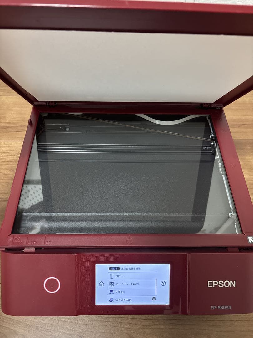 ジャンク品EPSON EP-880AR プリンター・スキャナー レッド