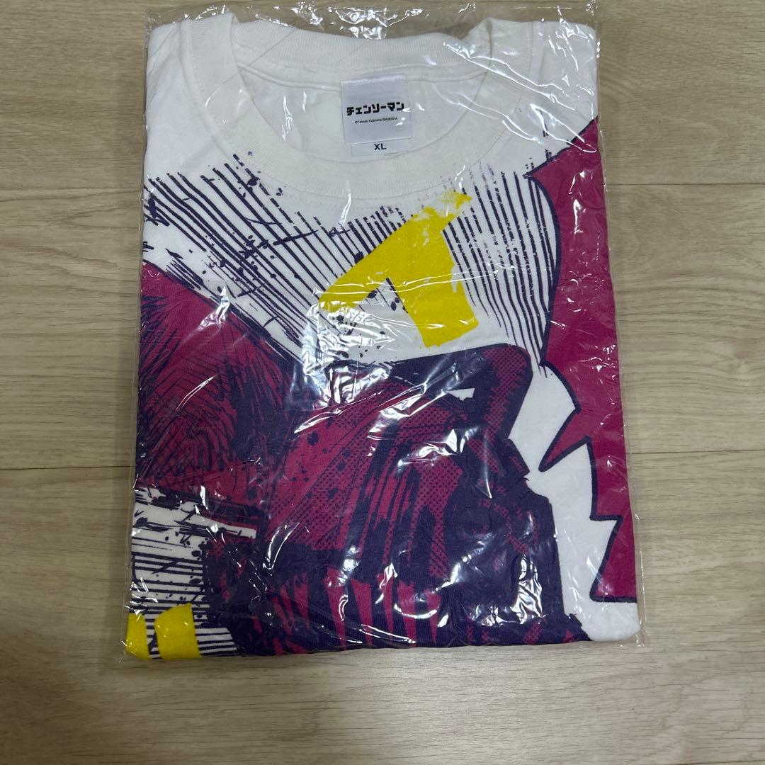 チェンソーマン　フルグラフィックTシャツ　PINK XL サイズ