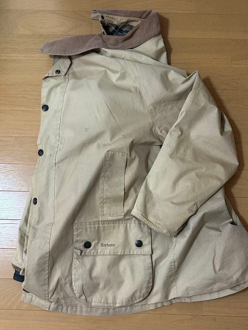 Barbourビューフォートジャケットメンズ2XL グレージュ襤褸