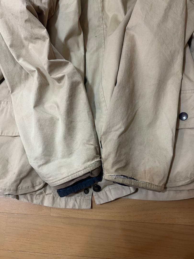 Barbourビューフォートジャケットメンズ2XL グレージュ襤褸