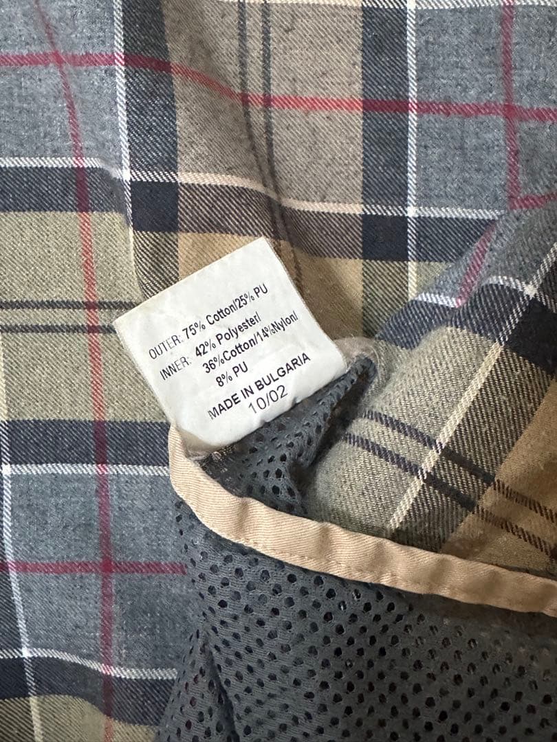 Barbourビューフォートジャケットメンズ2XL グレージュ襤褸