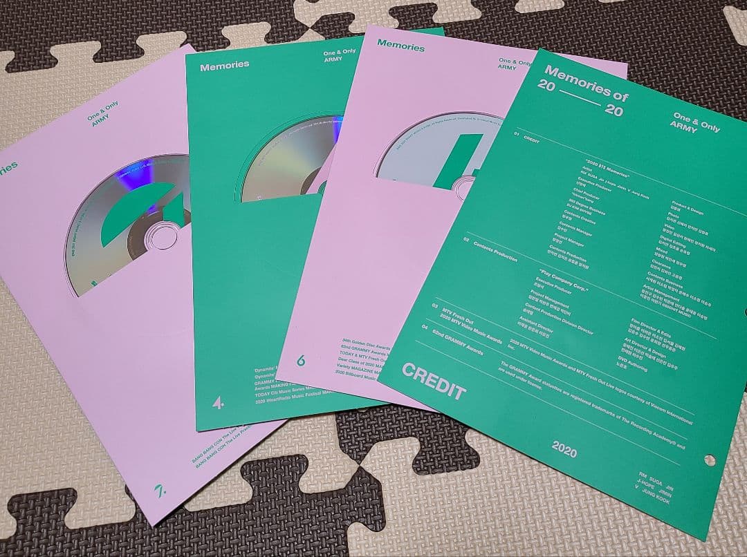 BTS Memories of 2020 DVDのみ【日本語字幕】