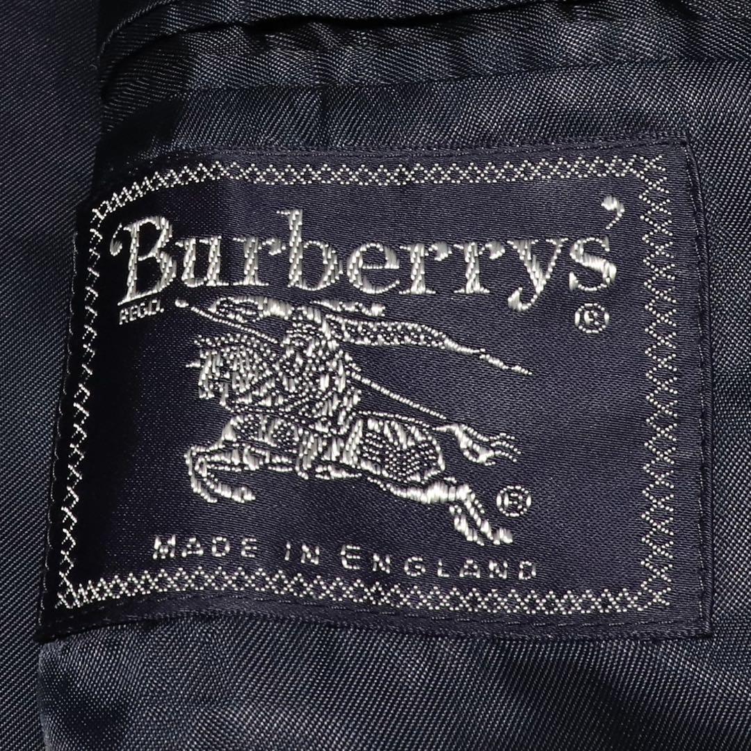 英国製★BURBERRY★紺ブレ 金ボタン★ダブルブレザージャケット★ネイビー