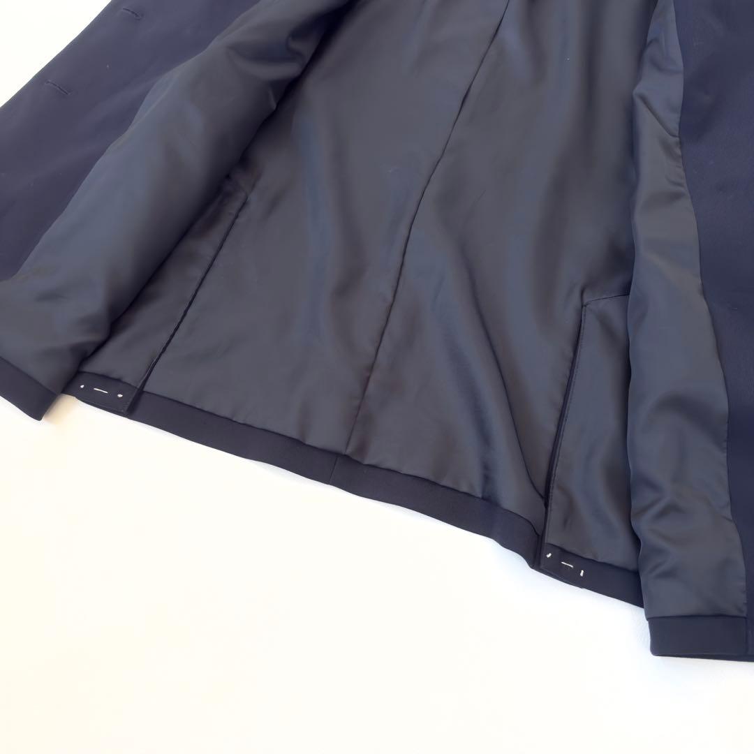 25年　XL　ユニクロC　ダブルテーラードジャケット　ネイビー　大きいサイズ