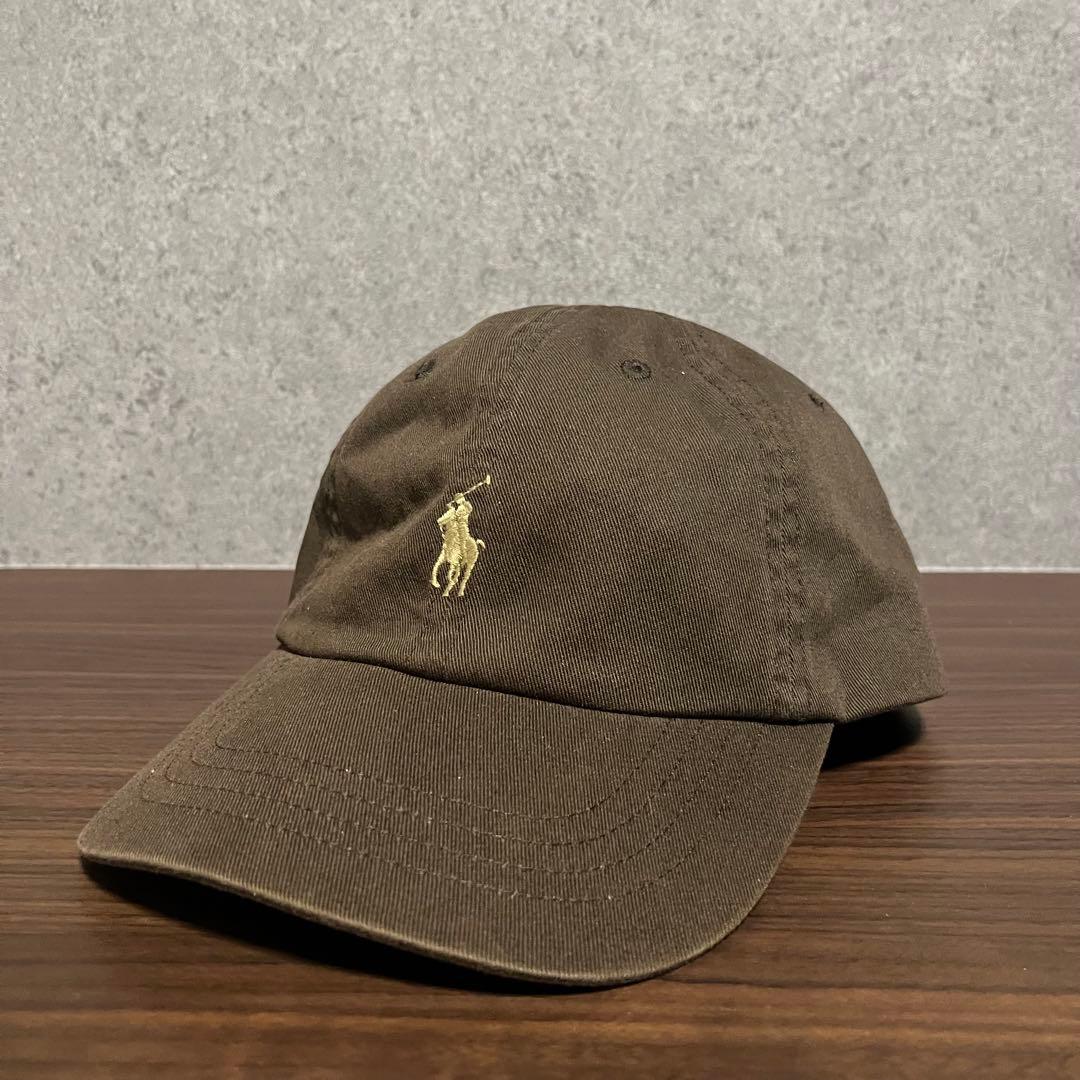 POLO RALPH LAUREN ナツメグブラウン ベースボールキャップ