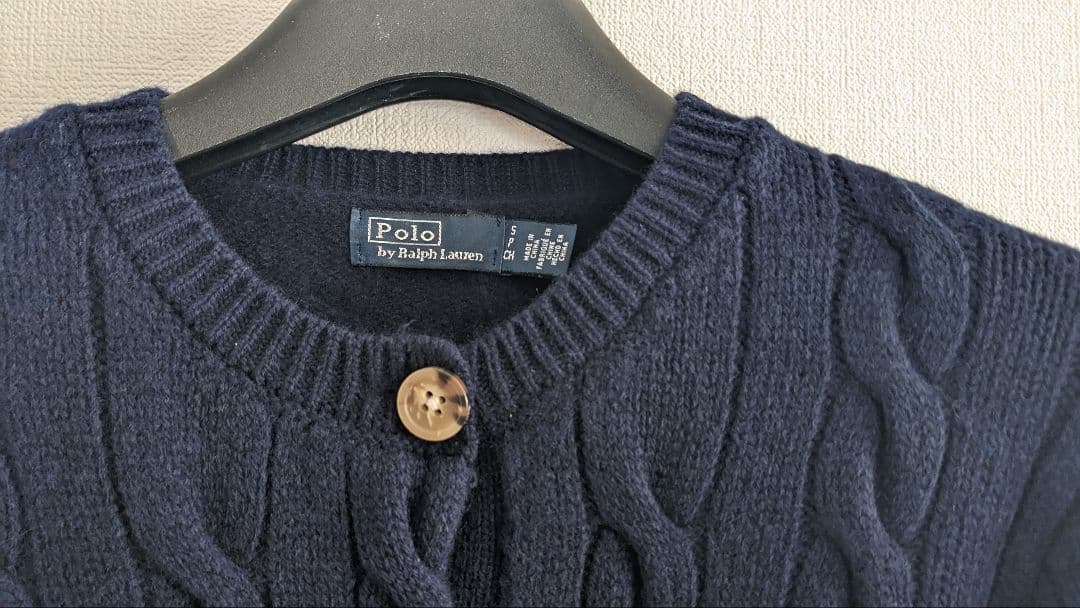 polo ralph lauren カシミヤカーディガン　ウール