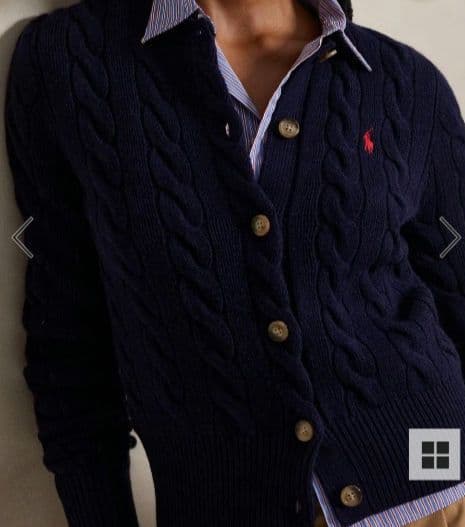 polo ralph lauren カシミヤカーディガン　ウール