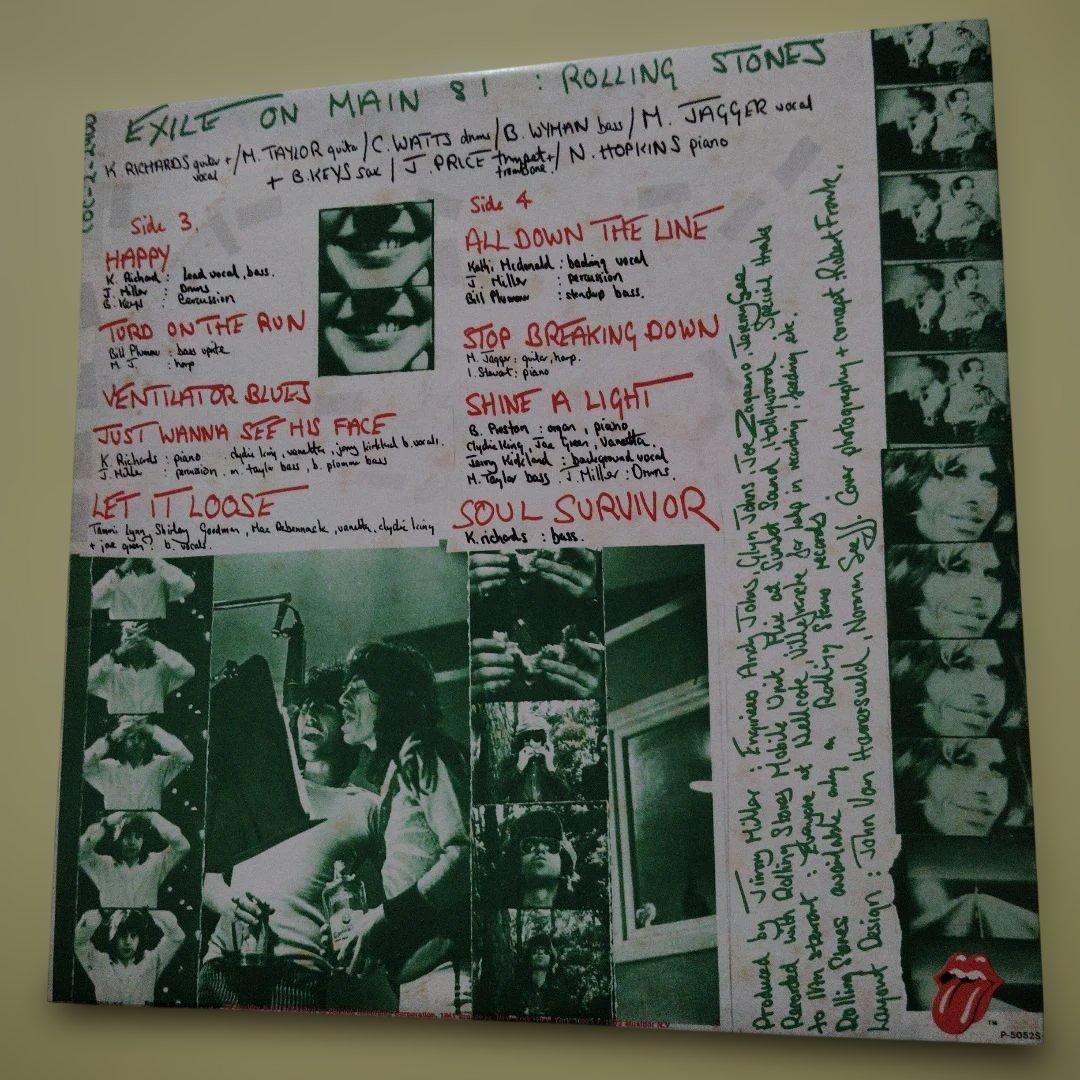 【美品・完品】ローリング・ストーンズ / メイン・ストリートのならず者 LP