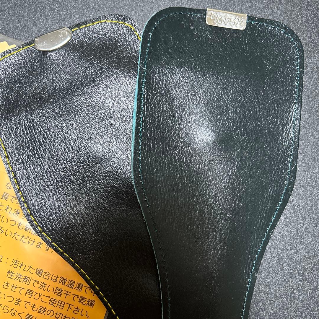 ★すきバサミ　新品　未使用　セーム革一枚付き