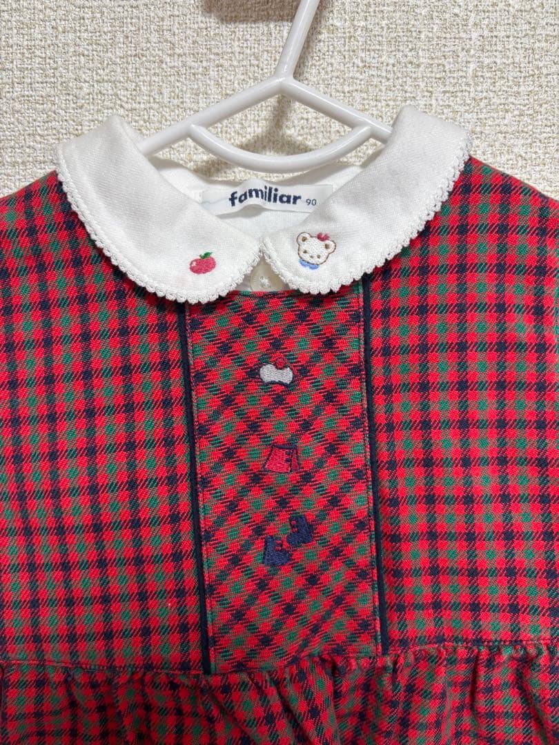 familiarワンピース♡ ファミリア　90サイズ　3