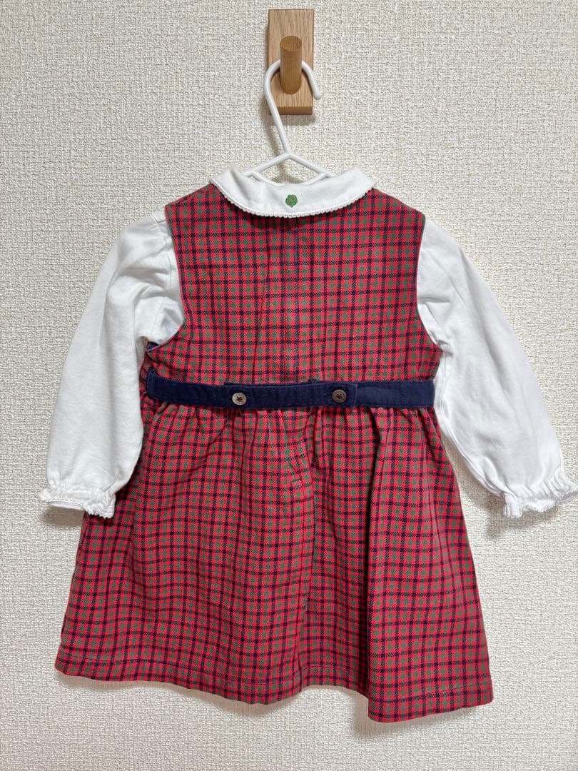 familiarワンピース♡ ファミリア　90サイズ　3