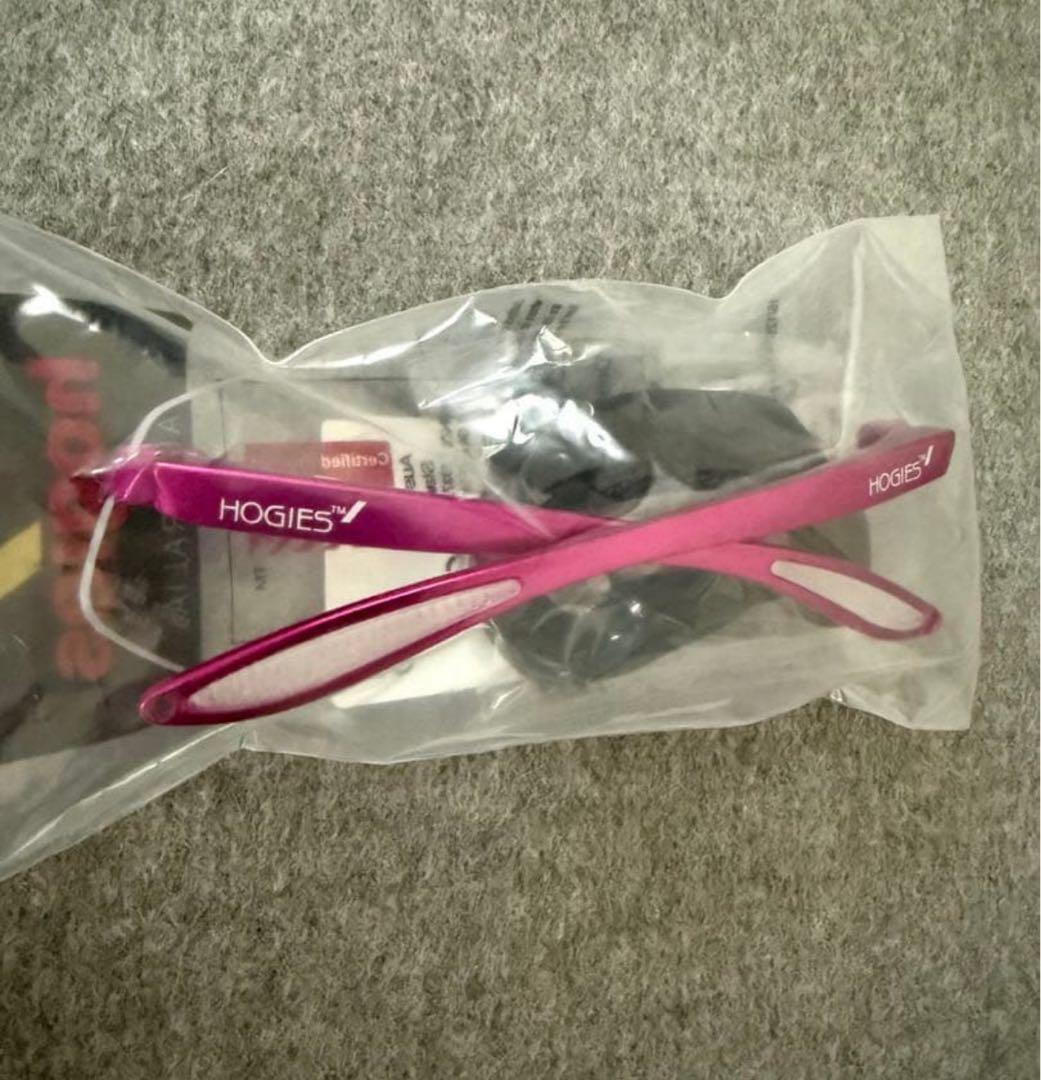 【新品未使用】Hogies　ホギーズアイガード　レッドピンクMサイズ