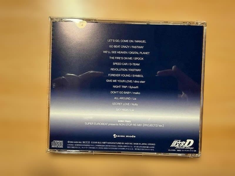 頭文字D　CD10枚セット　ユーロビート　劇中使用曲　しげの秀一