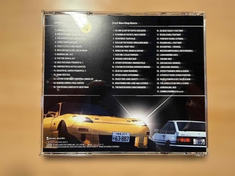 頭文字D　CD10枚セット　ユーロビート　劇中使用曲　しげの秀一