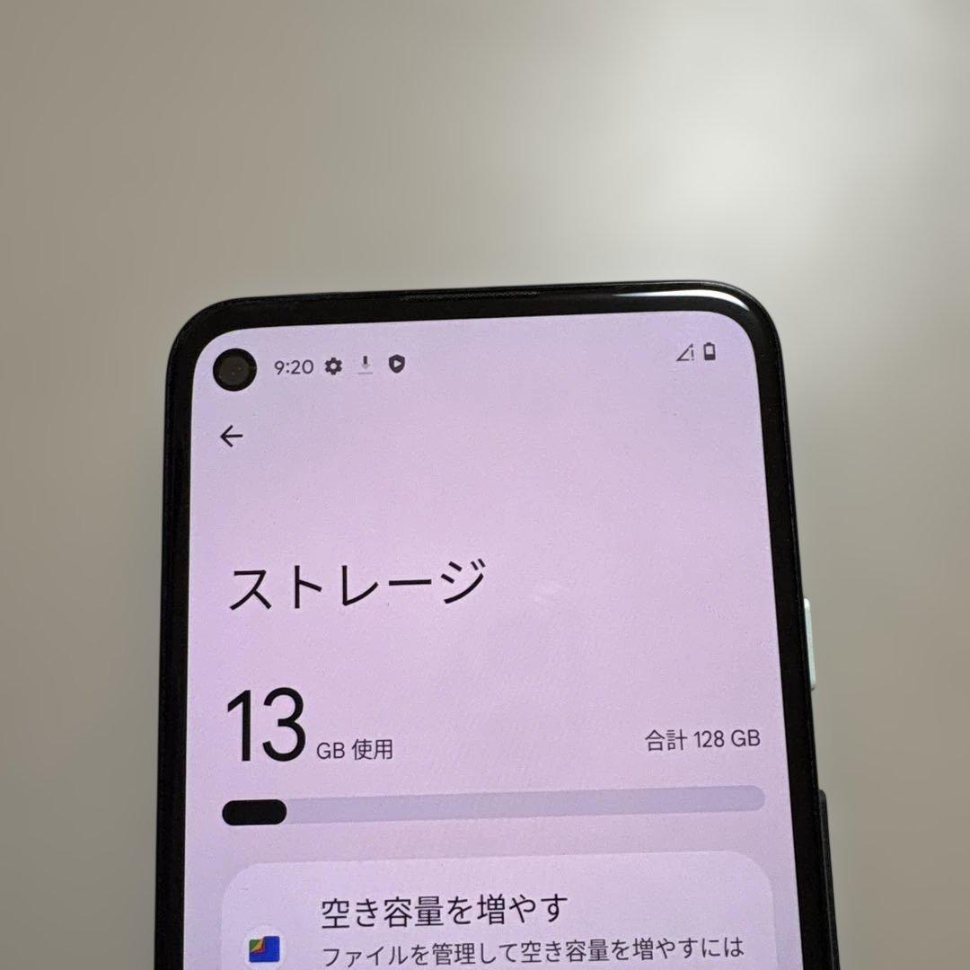 美品　google pixel4a 本体 128GB ブラック