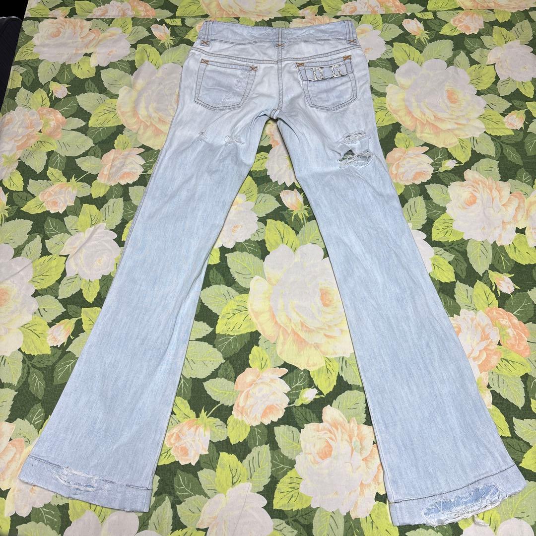 美品【値下げOK】DOLCE & GABBANA ダメージフレアデニム　36