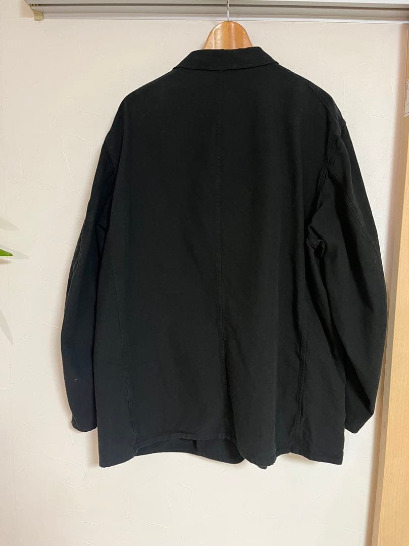 25ss COMOLI コットンダックスB01-01006 黒3
