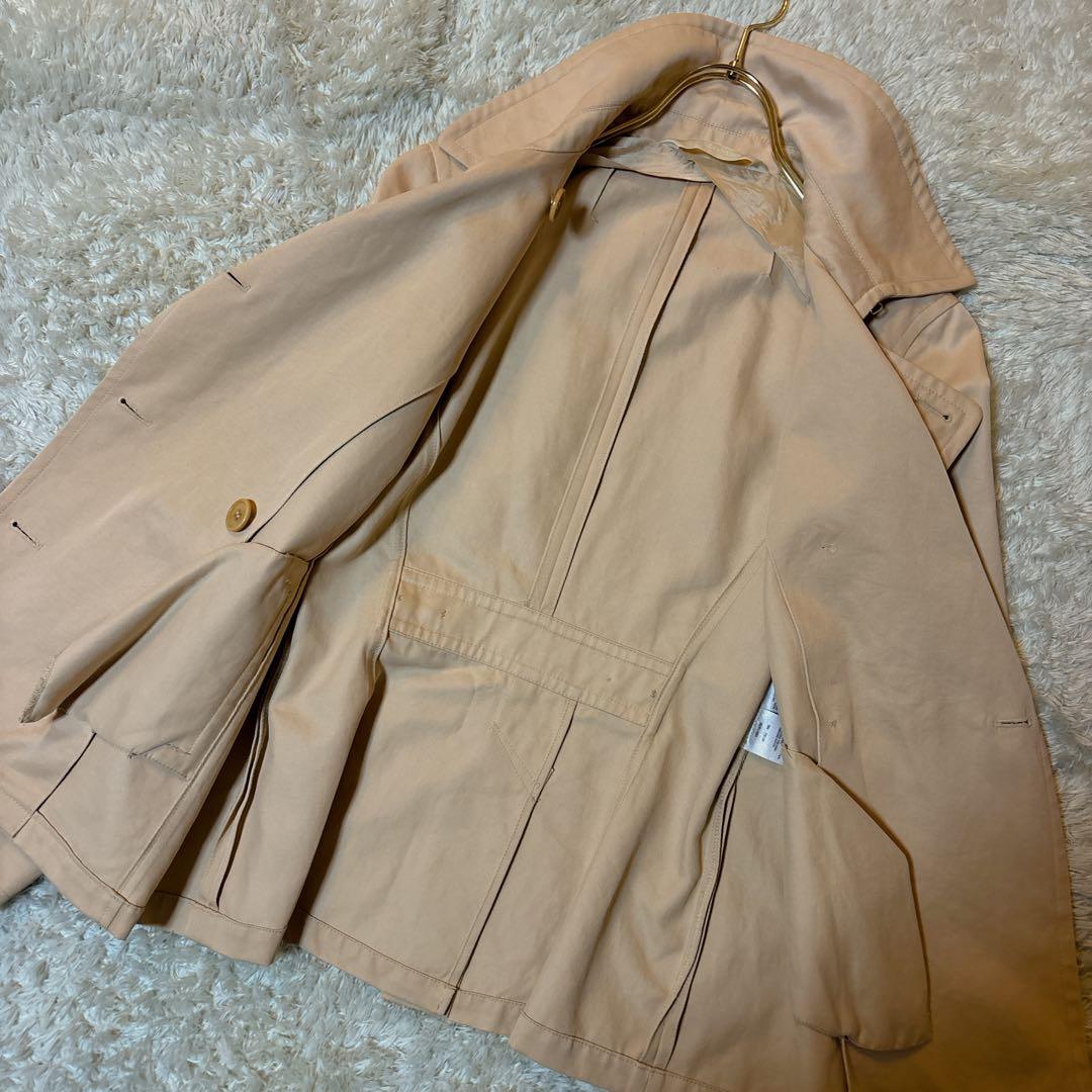 mic0358！！Max Mara ショートトレンチコート　40 ベージュ