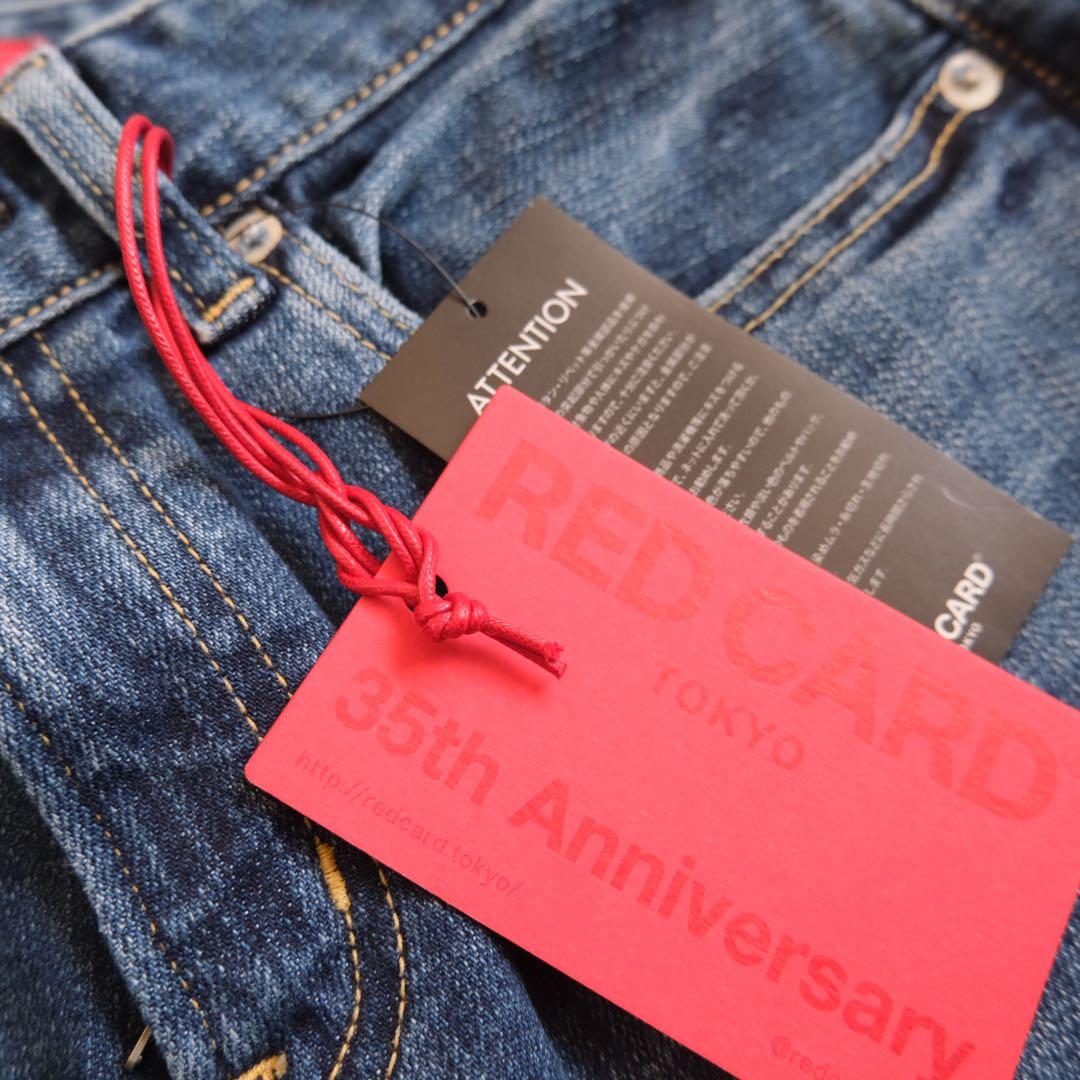 新品　RED CARD TOKYO 35thアニバーサリー ワイド デニムパンツ