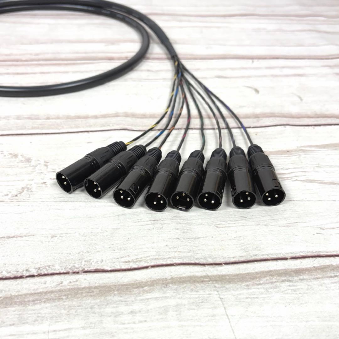 CANARE MR202-8AT XLR 8ch マルチケーブル 2m
