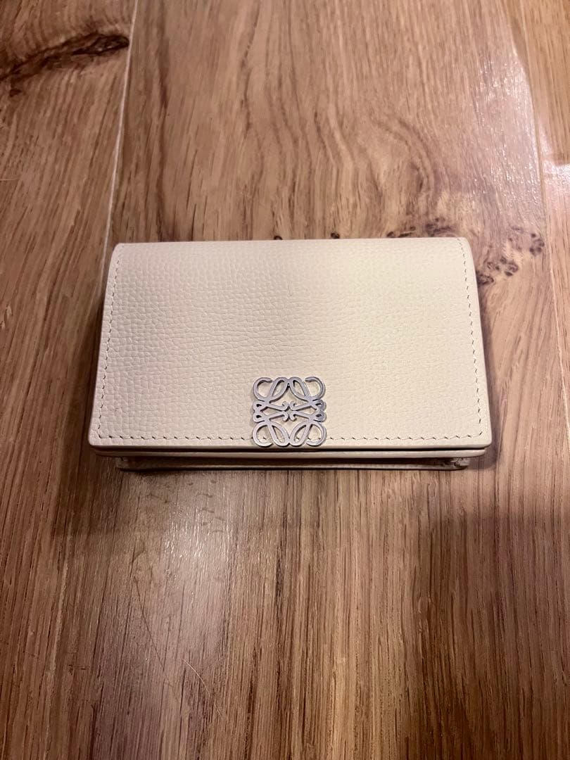 LOEWE アイボリー 名刺入れ