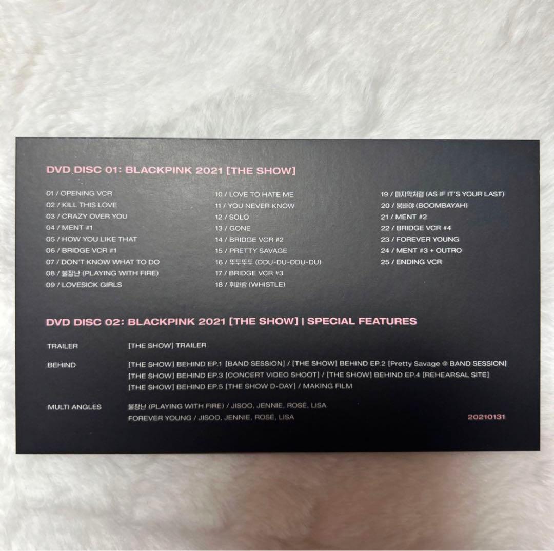 BLACKPINK THE SHOW CD DVD リサ ロゼ　トレカ付き