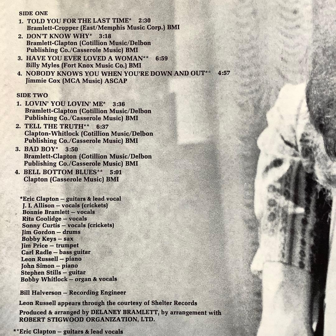 レア極美品! エリック・クラプトン ベスト盤1973年発売 USオリジナル盤