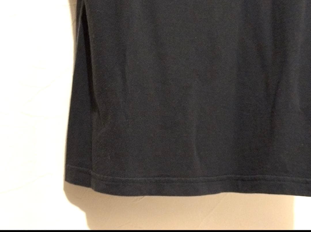 メゾンマルジェラ ブラック プリント Tシャツ Sサイズ