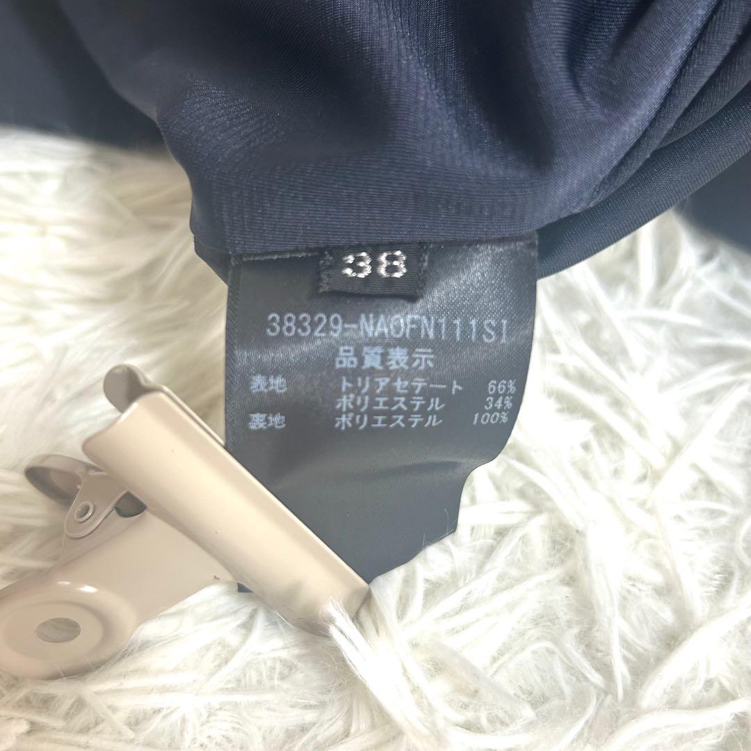 美品✨フォクシー 洗える◎バックリボンドレス 定価7.2万 半袖フレアワンピース