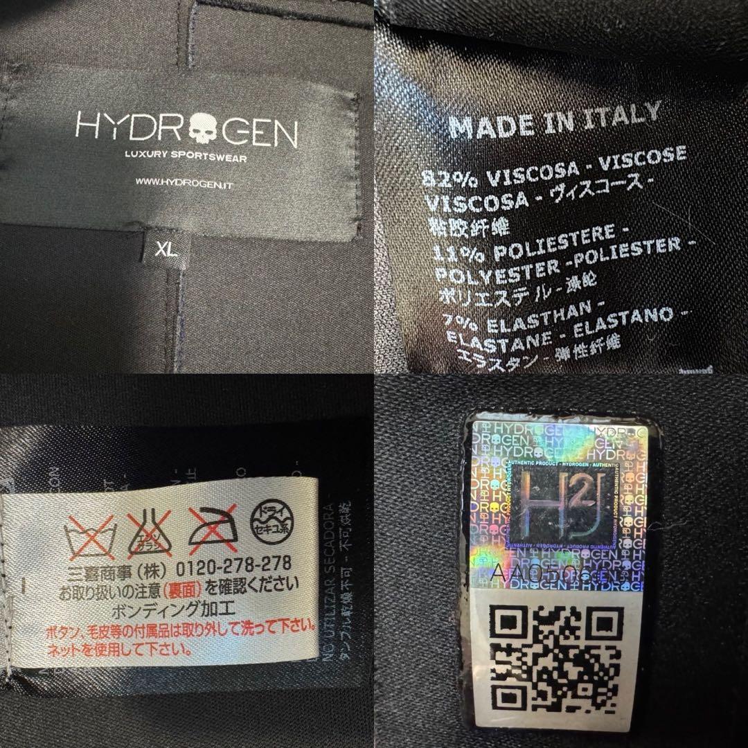 極美品 イタリア製 XL ハイドロゲン タータンチェック テーラードジャケット
