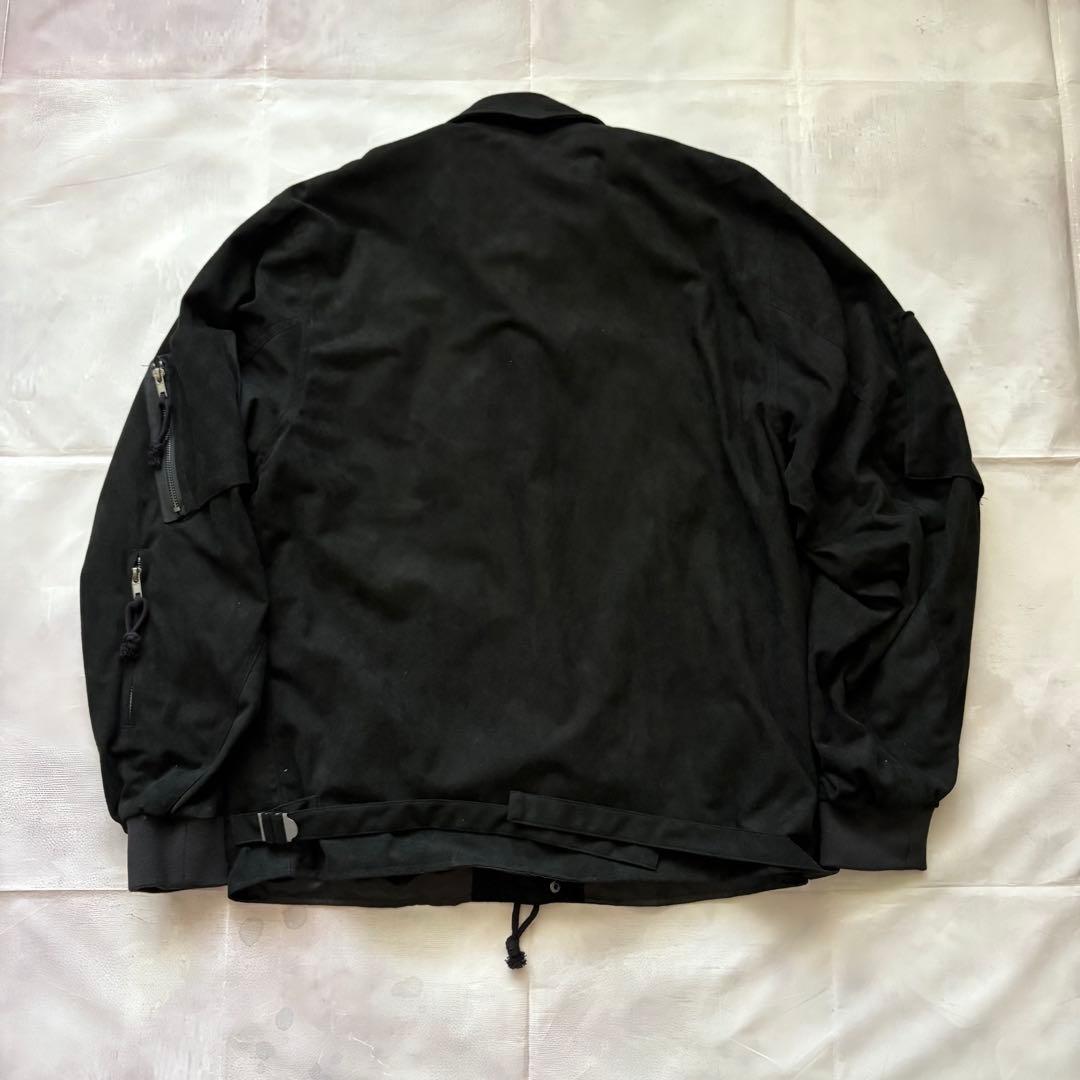 ジャケット・アウター y2k black CASPER JOHN AIVER suede jacket