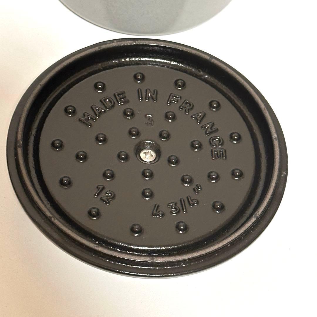 ストウブ Staub ピコ ココット ラウンド 12cm グレー