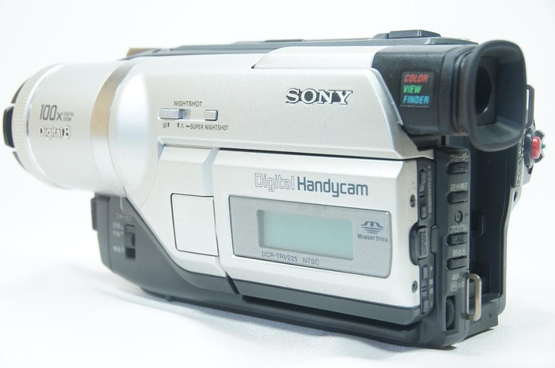 【動作品】 Sony Hi8 ビデオカメラ DCR-TRV225 バッグ付