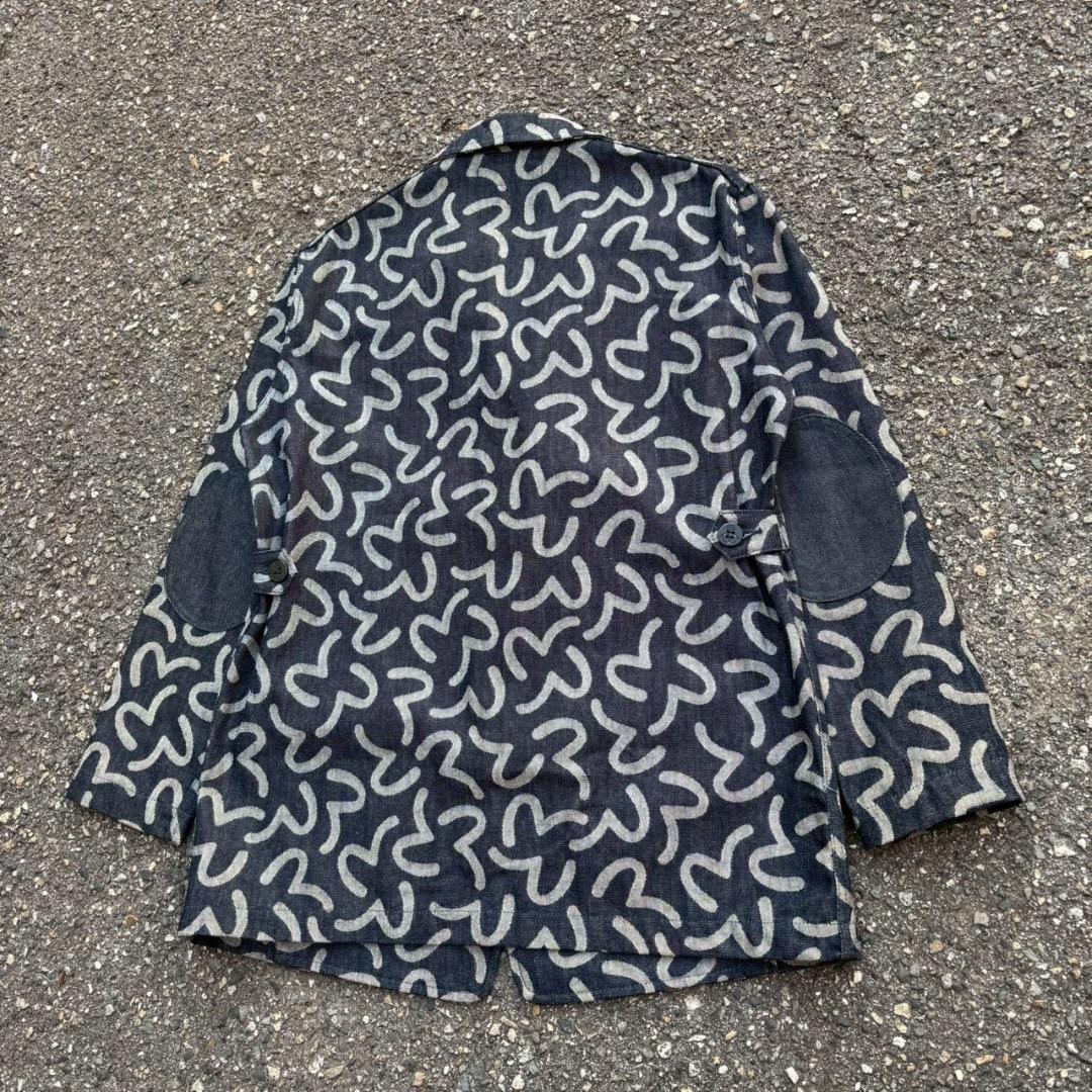 EVISU hidehiko yamane テーラードジャケット 総柄　カモメ