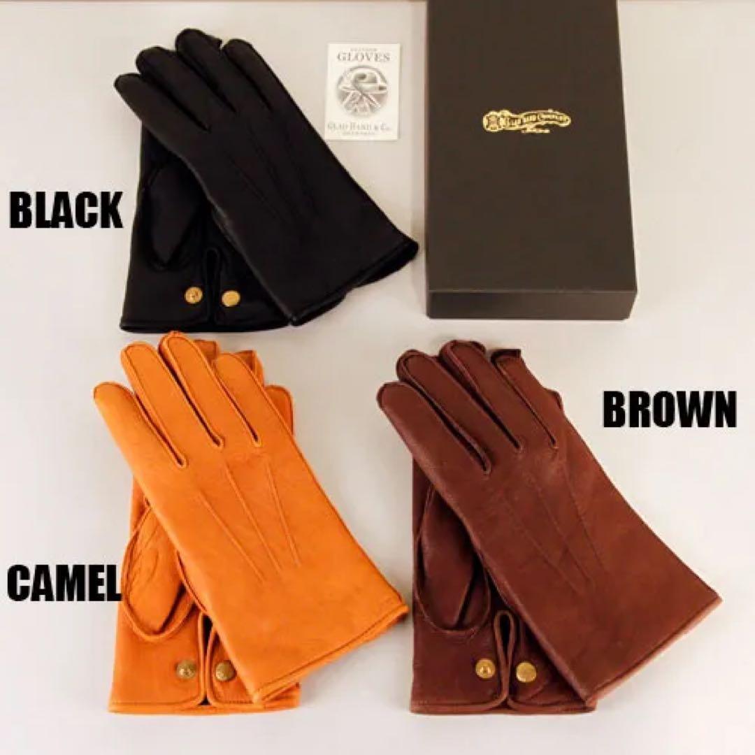 GLAD HAND レザーグローブ　ブラック
