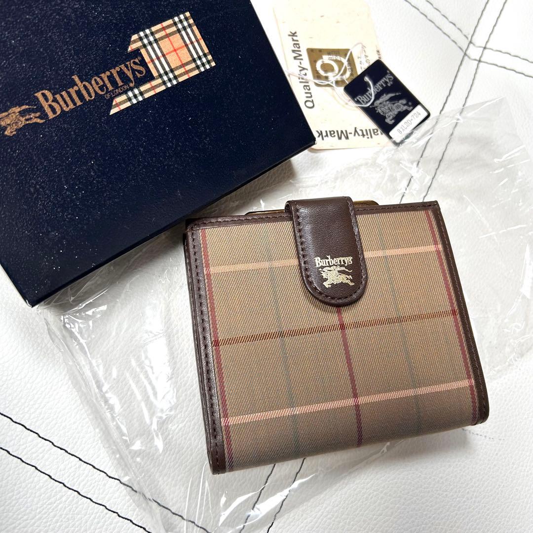 Burberry バーバリー　三陽商会　二つ折り財布　未使用品