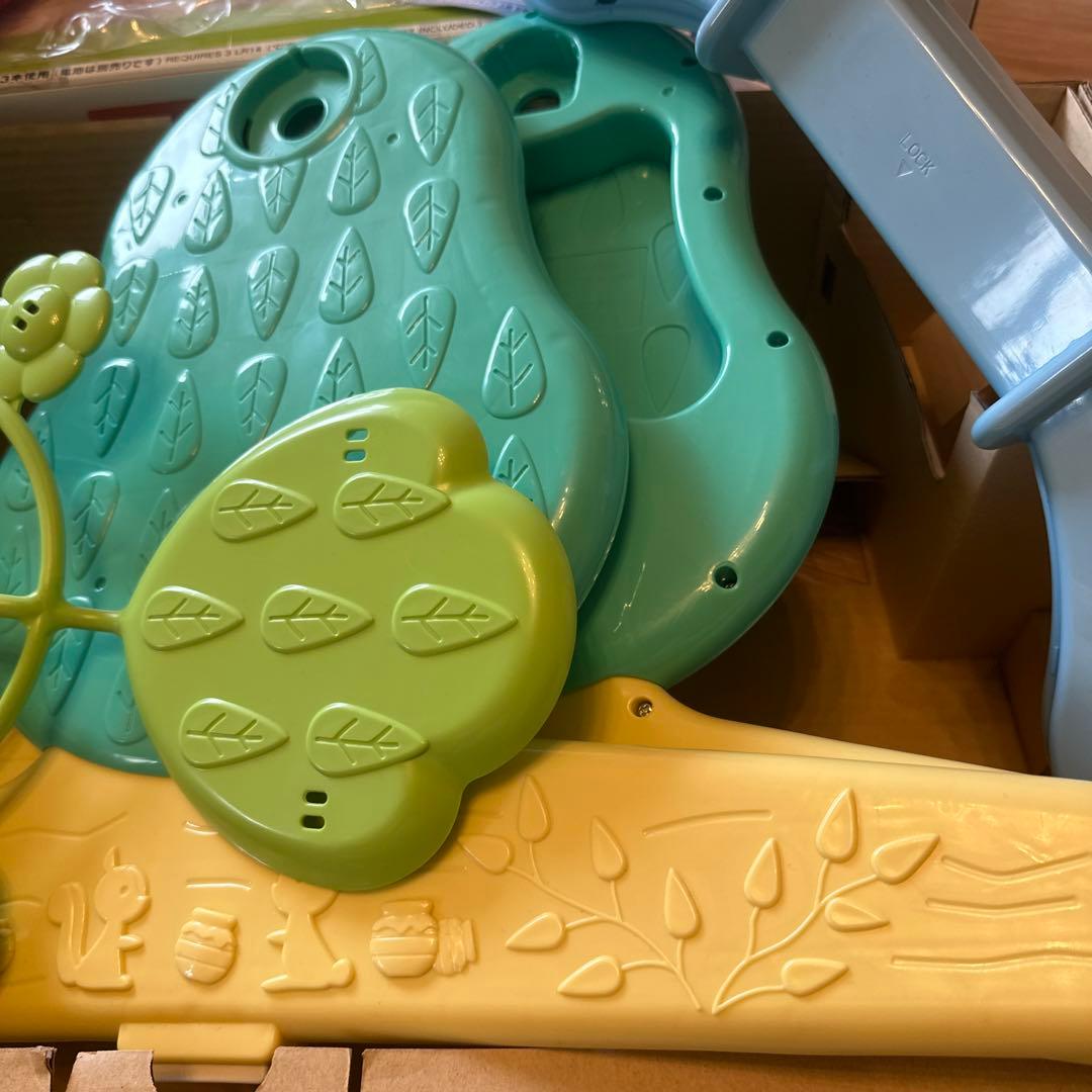 美品⭐︎くまのプーさん えらべる回転6wayジムにへんしんメリー♡電池&おまけ付き
