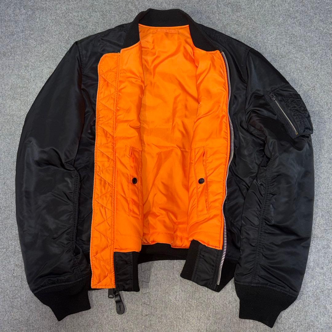 【希少XL✨️】ALPHA INDUSTRIE ma-1 ブラック