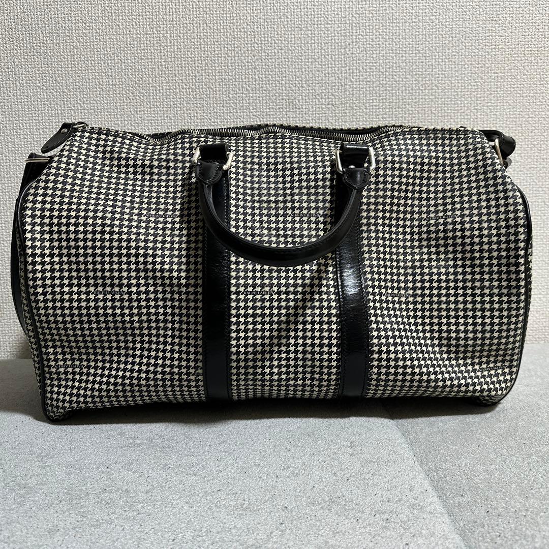 s*r様 美品✨2way 大容量　ラルフローレン　ボストンバッグ　ブラック　ホワ