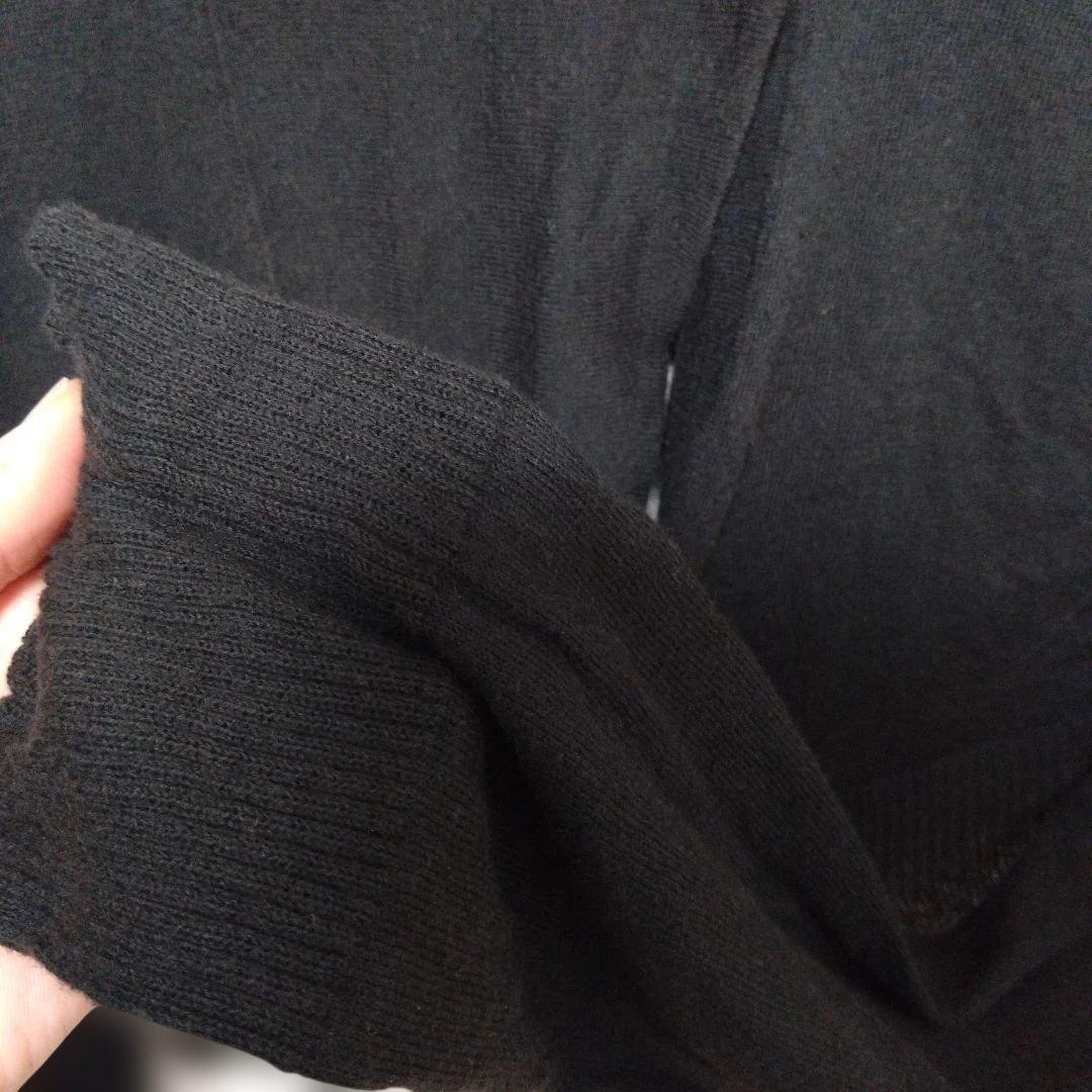 ANN Demeulemeester ブラック カーディガン 34