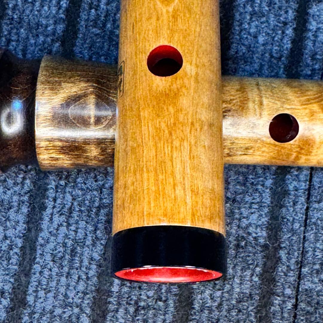 尺八 ワダ楽器 蝴蝶 (楓)一尺八寸管