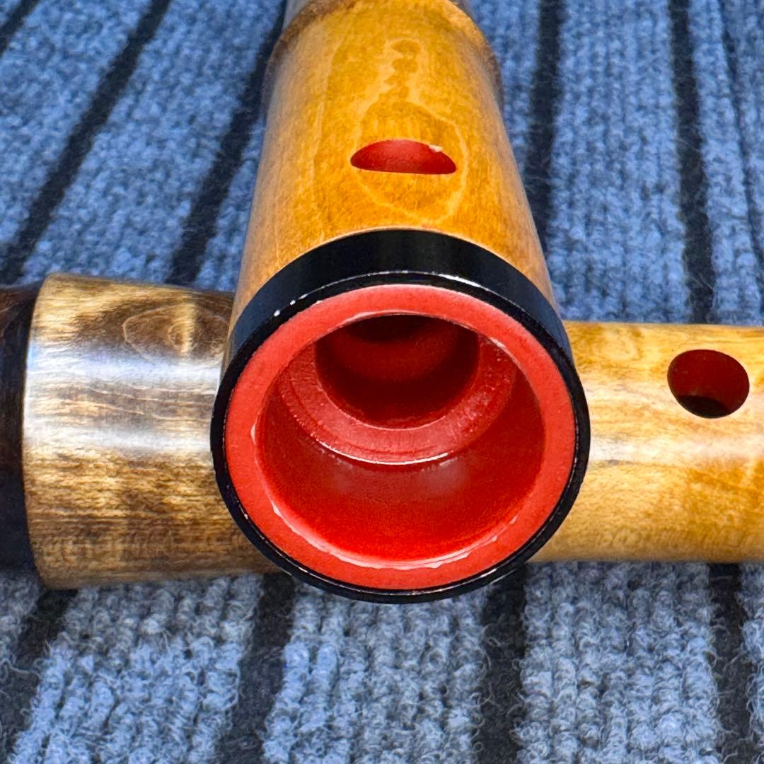 尺八 ワダ楽器 蝴蝶 (楓)一尺八寸管