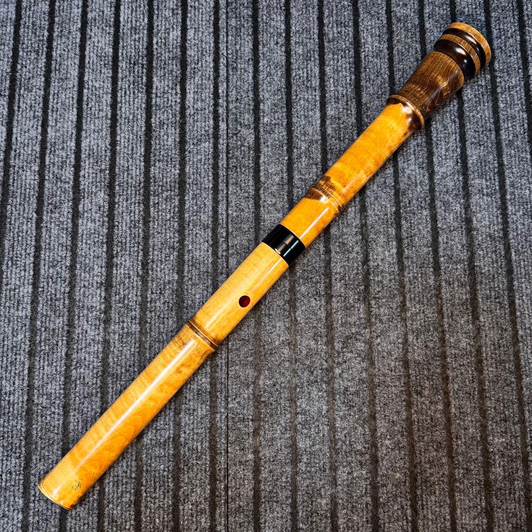 尺八 ワダ楽器 蝴蝶 (楓)一尺八寸管