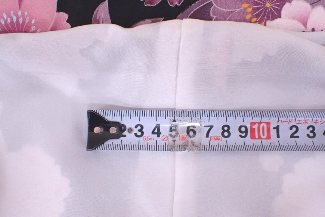 Ai　極美品 正絹 振袖 袋帯 2点セット 桜に牡丹 透き通るような繊細さ