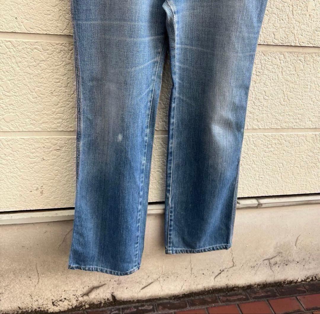 60s 70s USA古着 ラングラー デニムパンツ ヒゲ vintage