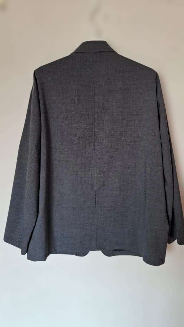 新品未使用 BEAMS 3ステップ ポケット ブレザージャケット グレー L