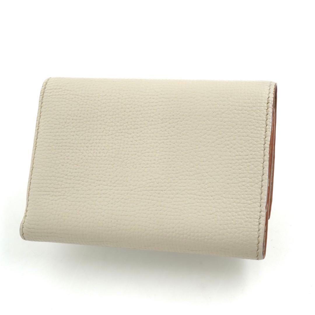 ✨未使用展示品✨　LOEWE ミニ財布　アナグラム　バーティカル　三つ折り　刻印