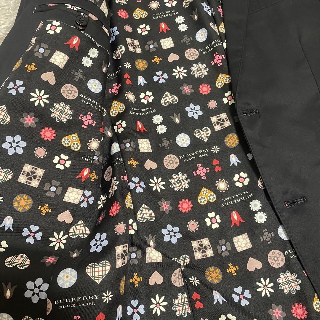 極美品　BURBERRY BLACK LABELモノグラムテーラードジャケットL