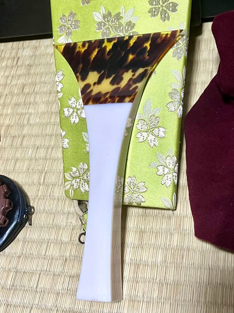 三味線 地唄 中棹 紅木 正寸 皮破れ無し 一式セット